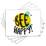 Jogo Americano - Bee Happy com 4 peças - 1077Jo - Allodi