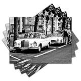 Jogo Americano - Carros Clássicos com 4 peças - 001Jo - Allodi