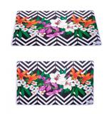 Jogo Americano Chevron/Floral - Unidade - Plasvale