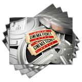Jogo Americano - Cinema com 4 peças - 757Jo - Allodi