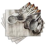 Jogo Americano - Cozinha com 4 peças - 876Jo - Allodi