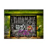 Jogo americano decorativo, criativo e descolado Bicicleta Bike Pink - 30 x 40 cm - Colours creative photo decor