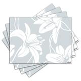 Jogo Americano - Flores com 4 peças - 525Jo - Allodi