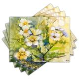Jogo Americano - Flores com 4 peças - 856Jo - Allodi