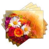Jogo Americano - Flores com 4 peças - 857Jo - Allodi