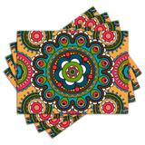 Jogo Americano - Mandala com 4 peças - 676Jo - Allodi