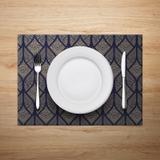 Jogo Americano Mdecore Abstrato 40x28cm Azul
