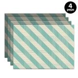 Jogo Americano Mdecore Abstrato 40x28cm Verde