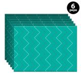 Jogo Americano Mdecore Abstrato 40x28cm Verde
