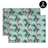 Jogo Americano Mdecore Âncora 40x28 cm Verde