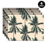 Jogo Americano Mdecore Coqueiros 40x28cm Verde