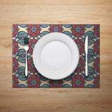 Jogo Americano Mdecore Ornamental 40x28cm Colorido
