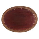 Jogo americano oval em rattan Dark 20848 - Lhermitage