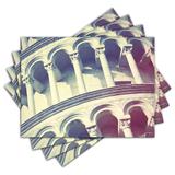 Jogo Americano - Torre de Pisa com 4 peças - 368Jo - Allodi