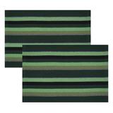 Jogo Americano Tropical 2 Peças 33x50cm Verde - Bordart