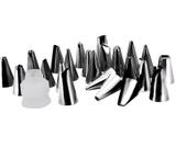 Jogo Bicos de Confeitar Aço Inox 24 Peças - Yazi