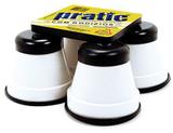 Jogo C/4 Pés Para Fogão Geladeira E Freezer Cor Branca - Pratic