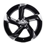 Jogo c/4 rodas aro 17x7,0 krmai k60 5x112 offset 38 bd (black diamond)