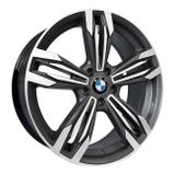 Jogo c/4 rodas aro 17x7,0 krmai r56 5x120 offset 40 gd (graphite diamond) bmw m6