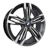 Jogo c/4 rodas aro 17x7,0 krmai r56 5x120 offset 40 gd (graphite diamond) bmw m6