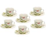 Jogo cafezinho 75ml 12pçs beauty - Oxford
