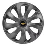 Jogo Calota Aro 13 Graphite Gm Celta Corsa Classic Velox - Elitte