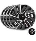 Jogo Calota Aro 14 Esportiva Ds4 Renault Sandero - Elitte