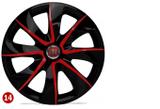 Jogo Calota Aro 14 Esportiva Red Fiat Palio Siena Uno Strada - Elitte