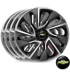 Jogo Calota Jogo Aro 15 Esportiva Ds4 Gm Onix Prisma Corsa Meriva - Elitte