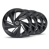 Jogo Calota Nitro Aro 14 Grafite VW Gol G4 - Elitte