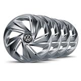 Jogo Calota Nitro Aro 14 Grafite VW Gol G5 - Elitte