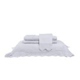 Jogo Casal 300 Fios Cristal Renda Florence 4 Peças Percal Buettner Branco
