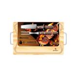 Jogo Churrasco 3 pçs Médio Stolf 855