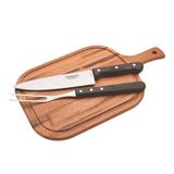 Jogo Churrasco Inox 3 Peças Polywood - Tramontina