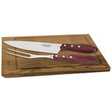 Jogo Churrasco Inox 3 Peças Polywood Tramontina