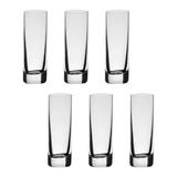 Jogo com 12 Copos de Cristal para Vodka 50 ml Linha Barline Bohemia