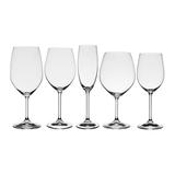 Jogo Com 30 Taças De Cristal Linha Harmony Bohemia