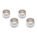 Jogo com 4 Anéis para Guardanapo Ring Hammered - Wolff - Wolff india