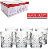 Jogo com 6 copos de vidro whisky de 320ml - Western