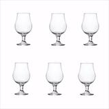 Jogo Com 6 De Taças Cerveja Chopp 400ml Conjunto Dublin Vidro Bier Profissional Louça - Loja catarinense
