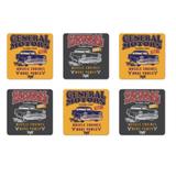 Jogo com 6 porta copos GM Bel Air Car Double Light - Urban