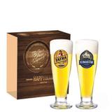 Jogo Copos Cerveja Tulipa Roma Decorado 300ml 2 Peças Ruvolo