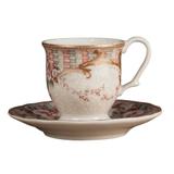 Jogo de 12 peças para café Abington Rose Gold em porcelana 50ml - 21805 - L hermitage