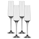 Jogo de 4 Taças Oxford para Espumante Crystal 190ml - QC16-1000