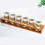 Jogo De 6 Copo Aperitivo De Vidro 40ml Licor Whisky Cachaça - Nova