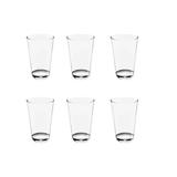 Jogo de 6 Copos Acrilico Suco Cristal KOS - Kos - fabricante