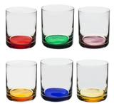 Jogo de 6 Copos Coloridos 320ml Barware - Fullfit