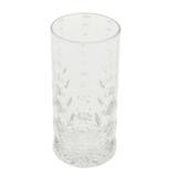 Jogo de 6 copos de cristal formato cilindrico alto com alto - Btc decor