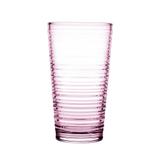 Jogo de 6 copos sem pé para água em vidro sodo-calcico 345ml cor rosa Granada Pasabahce