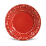 Jogo de 6 Pratos de Sobremesa Acanthus Vermelho - Porto Brasil